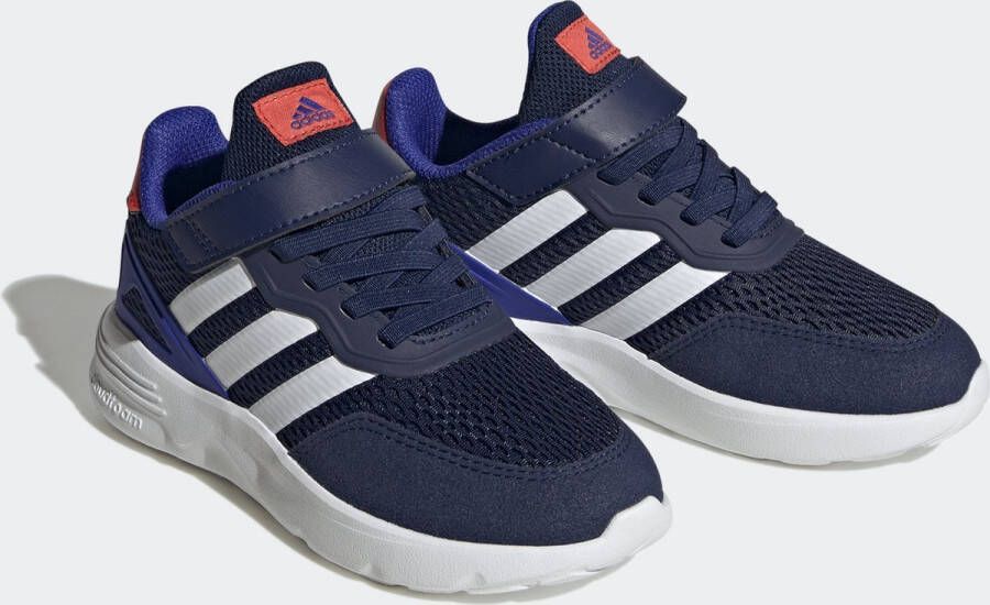 Adidas Sportswear Nebzed Lifestyle Running Schoenen met Elastische Veters en Klittenband Kinderen Blauw - Foto 10