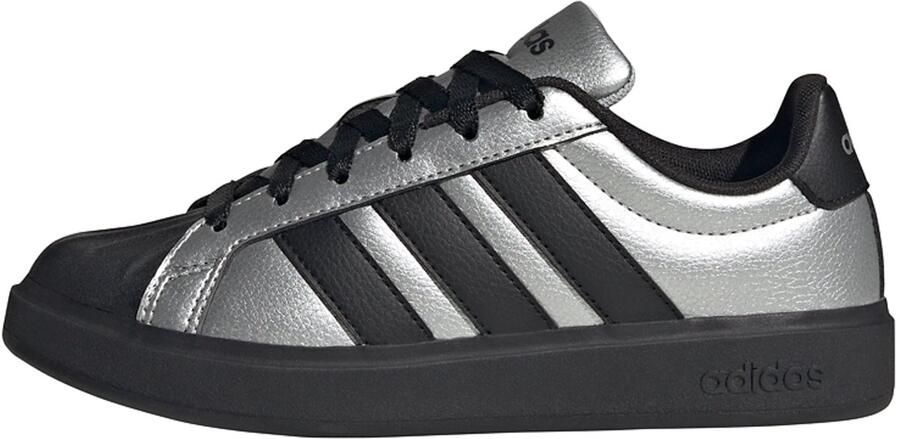 Adidas Streettalk Kindersneakers Zilver 2 3 Mesh Synthetisch