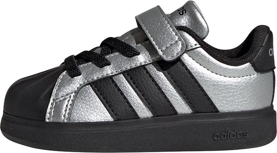 Adidas Streettalk Babyschoenen Zilver Mesh Synthetisch