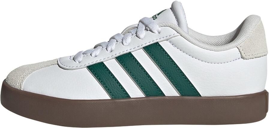 Adidas Sportswear VL Court 3.0 suede sneakers wit donkergroen - Foto 4