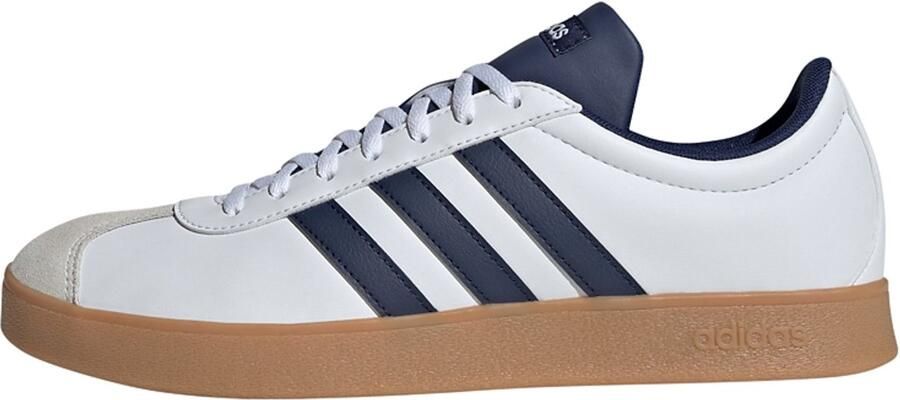 Adidas Heren VL COURT Base Sneakers Leren Schoenen JQ3037 Wit