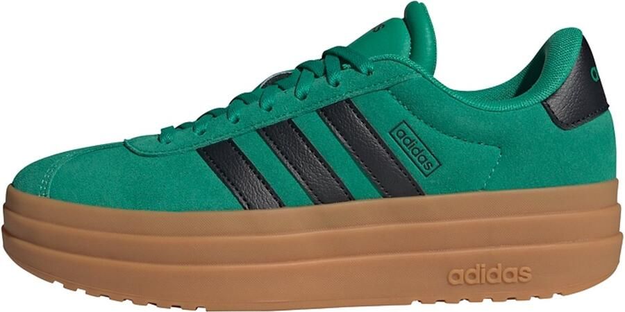 Adidas Sportswear VL Court Bold suede sneakers grijsgroen ecru - Foto 7