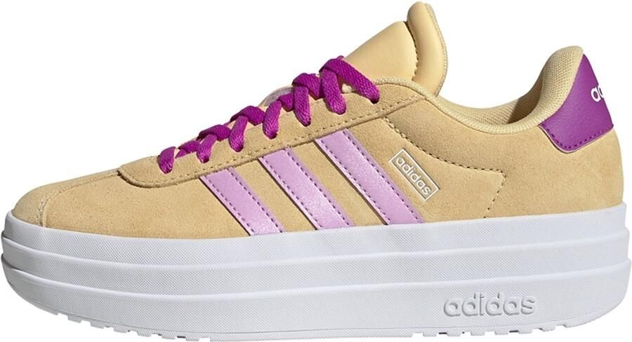 Adidas Sportswear VL Court Bold sneakers lichtgeel roze fuchsia