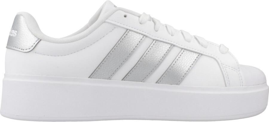 Adidas Dames STREETTALK BOLD Sneaker Dames Plateau Schoenen KJ3857 wit zilver