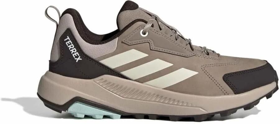 Adidas Terrex Anylander Leather Wandelschoenen Bruin Grijs 2 3 Vrouw
