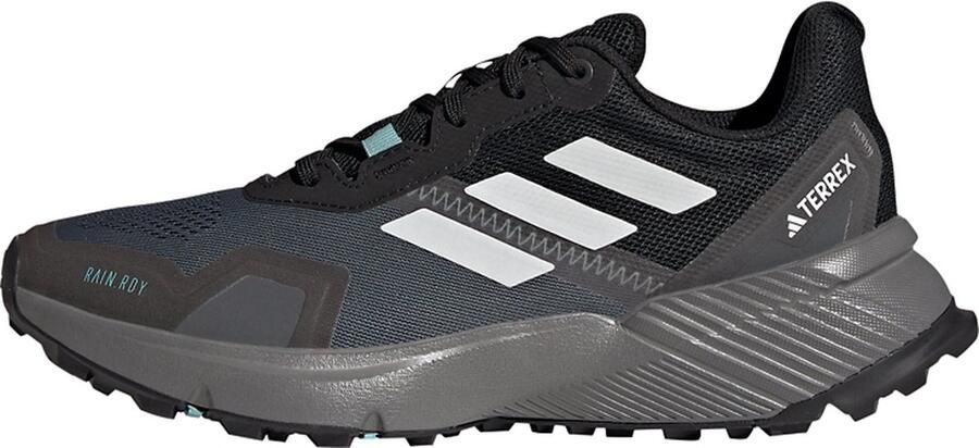 Adidas Terrex Women's Terrex Soulstride RAIN.RDY Trailrunningschoenen 2 3 grijs