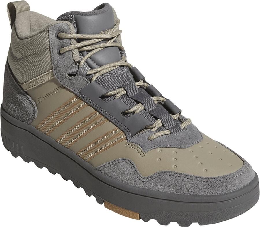 Adidas Unisex Hoops 4.0 Mid Winterized Sneakers Gevoerd KI6379 Grün