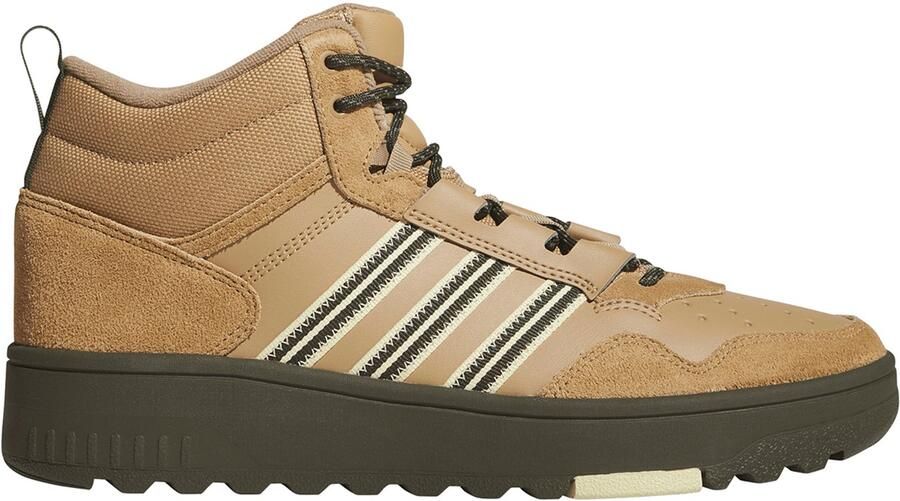 Adidas Unisex Hoops 4.0 Mid Winterized Sneakers Gevoerd KI6381 Brown