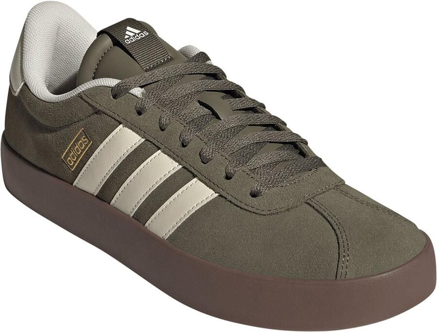 Adidas VL COURT 3.0 Herensneaker Schoenen Suèdeleer KJ6805 Groen - Foto 2