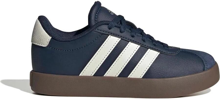 Adidas Sportswear VL Court leren sneakers donkerblauw wit - Foto 4