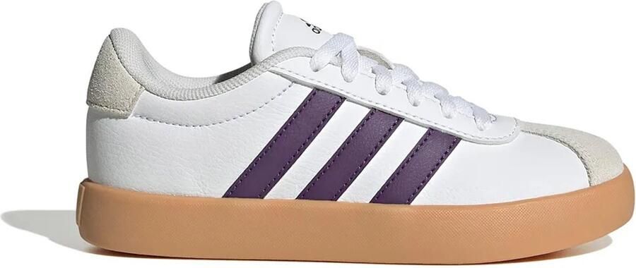 Adidas Sportswear VL Court 3.0 suede sneakers wit paars - Foto 4