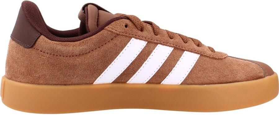 Adidas Sportswear VL Court leren sneakers bruin lila - Foto 9