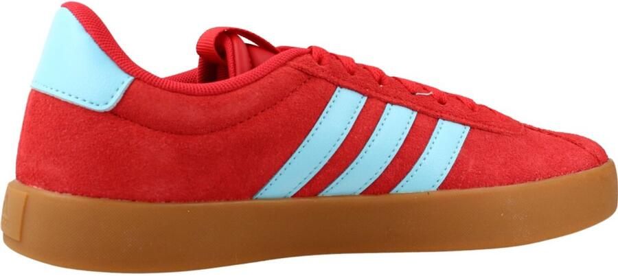 Adidas Sportswear VL Court 3.0 leren sneakers rood lichtblauw - Foto 4