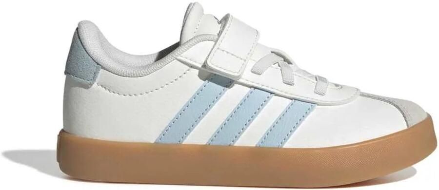 Adidas Vl Court 3.0 Skateboarding Gymnastikskor För Barn Wit Kinderen