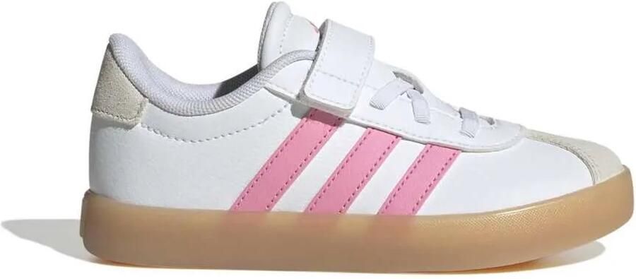 Adidas Vl Court 3.0 Skateboarding Gymnastikskor För Barn Wit 1 2 Kinderen