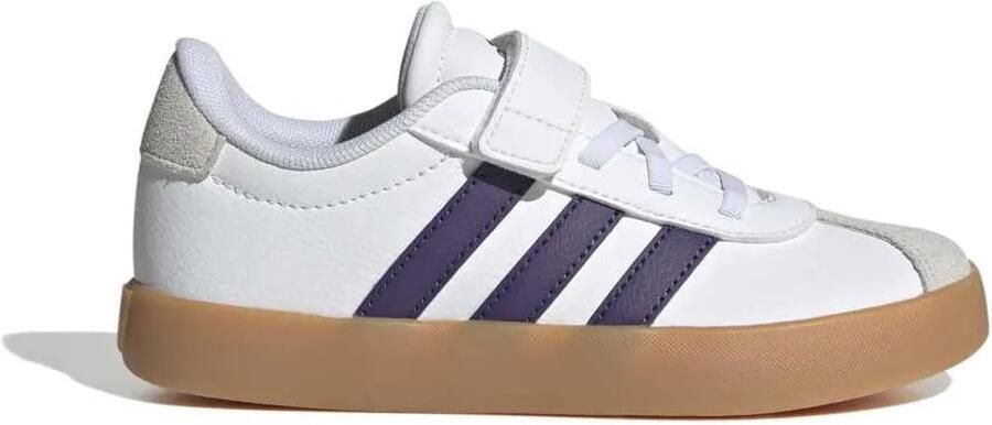 Adidas Vl Court 3.0 Skateboarding Gymnastikskor För Barn Wit Kinderen - Foto 4