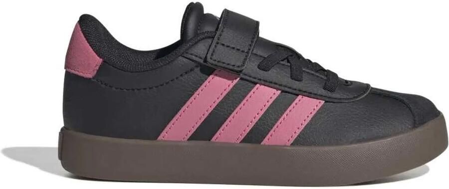 Adidas Vl Court 3.0 Skateboarding Gymnastikskor För Barn Zwart Kinderen - Foto 4