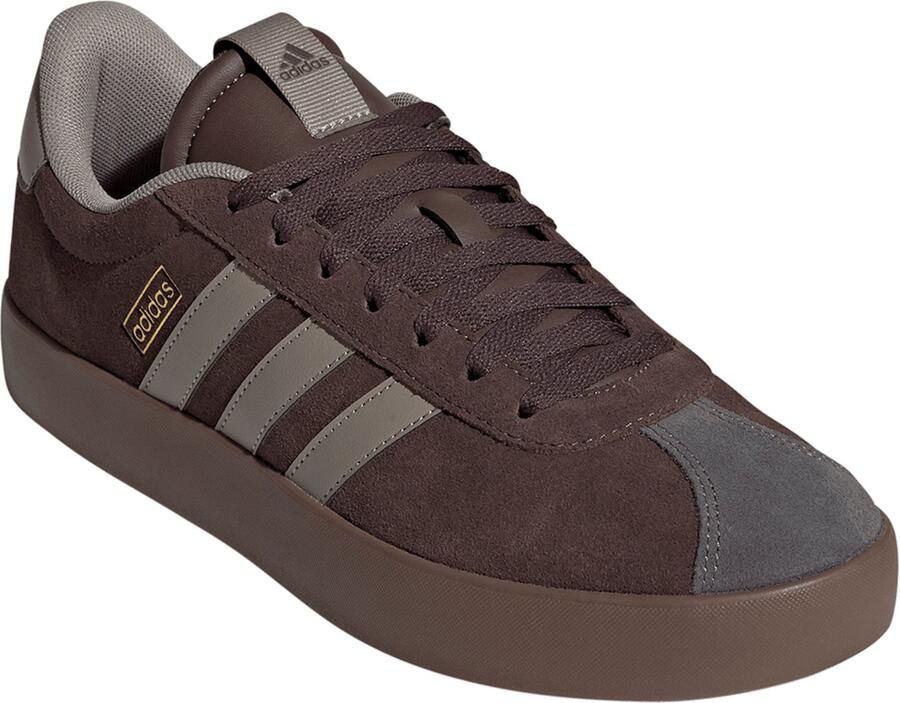 Adidas VL Court 3.0 Sneakers Leer Veterschoenen Maron