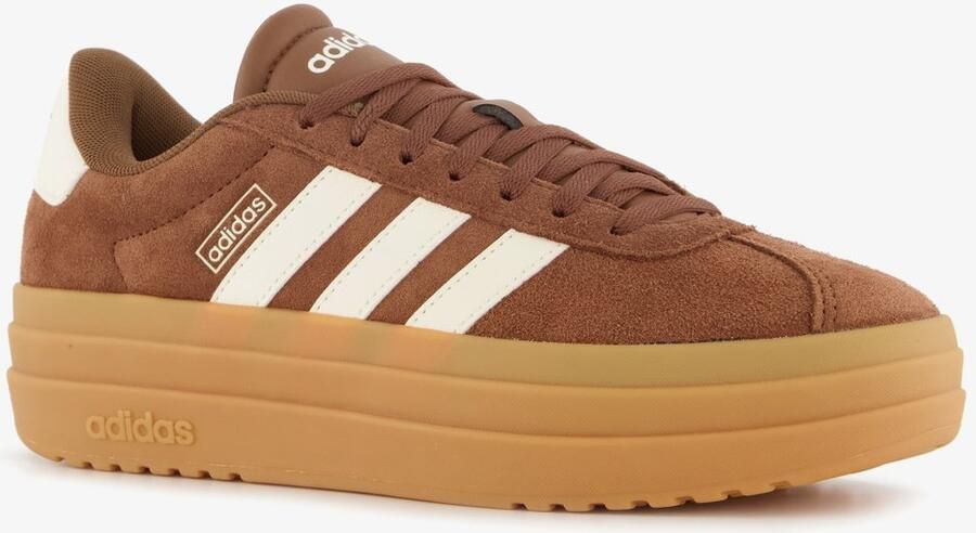 Adidas VL Court Bold suède dames sneakers bruin 1 3 Echt leer - Foto 4