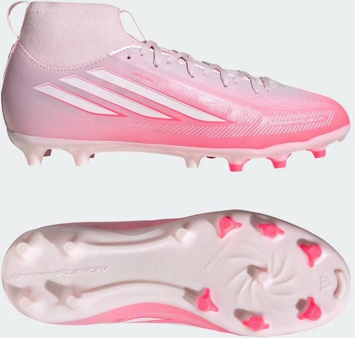 Adidas F50 Sparkfusion League Mid Cut Firm Ground Artificial Ground Voetbalschoenen Kids