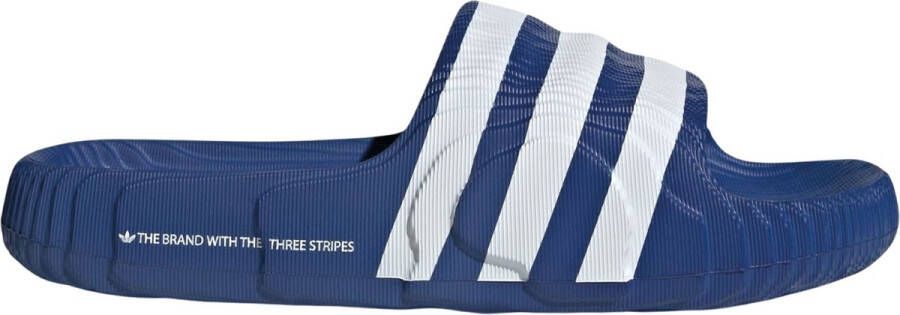 Adidas adilette Slippers en Sandalen Blauw Maat: 40 2 3 Synthetisch Foot Locker