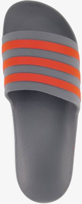 adidas Adilette Aqua heren badslippers grijs rood