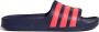 Adidas Kids adidas Adilette Aqua Slippers Kids Donkerblauw Rood - Thumbnail 1