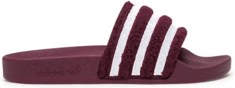 Adidas Adilette Badslippers Dames Bordeaux - Foto 1