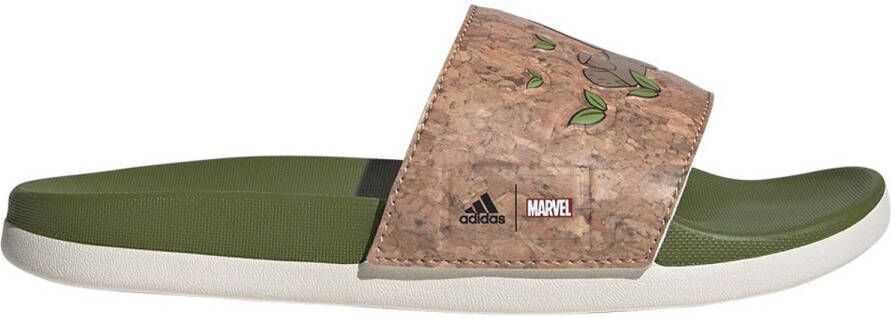 Adidas Adilette Comfort Groot Slippers Groen Jongen