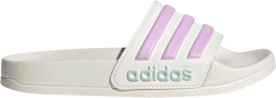 adidas Adilette Shower Badslippers JR Wit