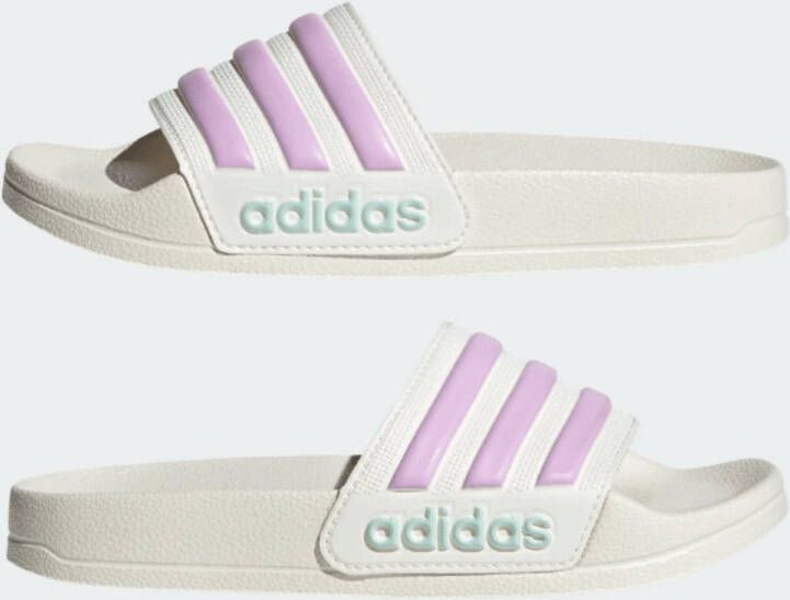 adidas Adilette Shower Kinderglijbanen Wit Jongen