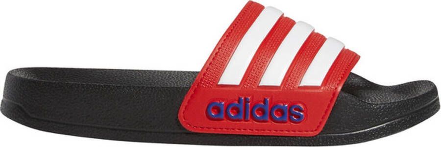 Adidas Perfor ce Adilette Shower badslippers zwart wit rood Rubber 35 - Foto 5