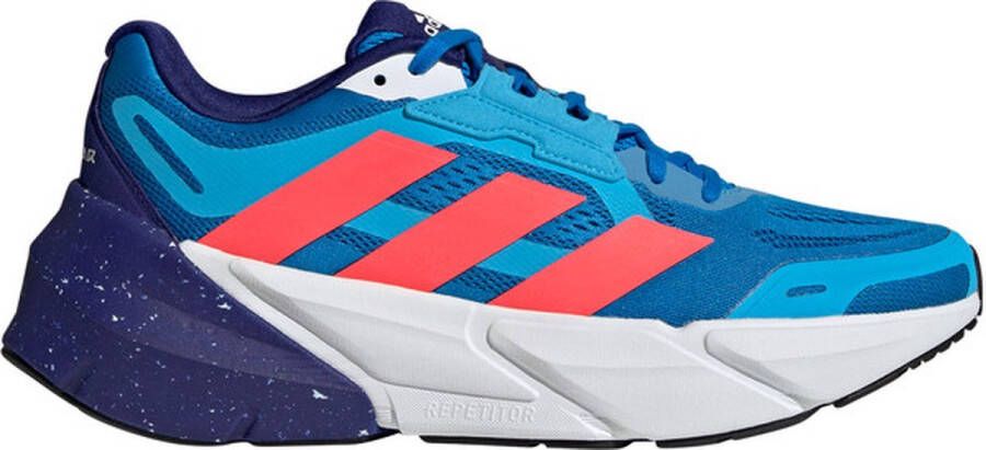 adidas Adistar Heren Sportschoenen blauw rood