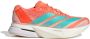 Adidas Adizero Boston 13 Sneakers Dames Oranje 2 3 Mesh Synthetisch - Thumbnail 1