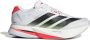 Adidas Adizero Boston 13 Heren Schoenen Wit Maat: 41 1 3 Mesh Synthetisch Foot Locker - Thumbnail 1