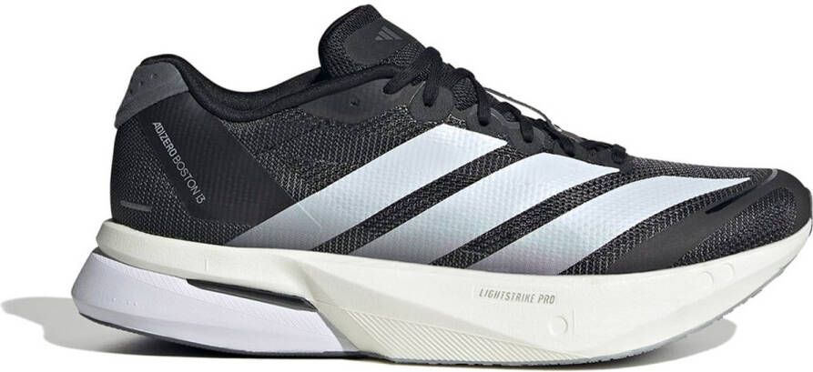 Adidas Adizero Boston 13 Sneakers Dames Zwart 2 3 Mesh Synthetisch