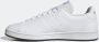 Adidas Advantage Base Heren Sneakers Ftwr White Ftwr White Shadow Navy - Thumbnail 1