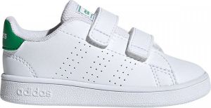 Adidas Advantage I Jongens Sneakers Ftwr White Green Grey Two F17