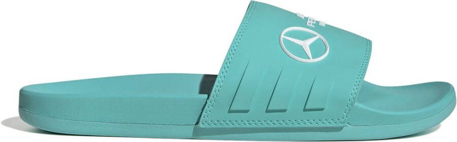 Adidas adilette Slippers en Sandalen Teal Maat: 35.5 Rubber Foot Locker