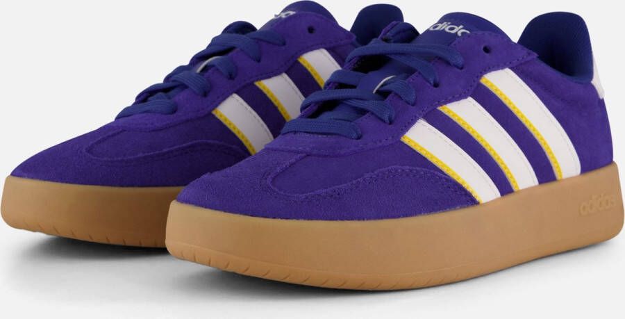 Adidas Barreda heren sneakers blauw wit 1 3 Echt leer Uitneembare zool
