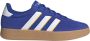 Adidas Barreda heren sneakers blauw wit 1 3 Echt leer Uitneembare zool - Thumbnail 11