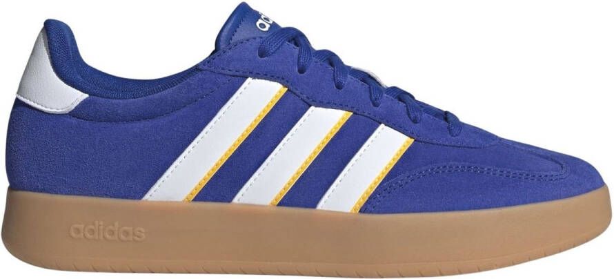 Adidas Barreda heren sneakers blauw wit 1 3 Echt leer Uitneembare zool - Foto 2