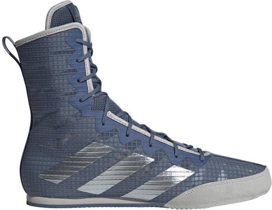 Adidas Box Hog 4 Boksschoenen Blauw met grijs