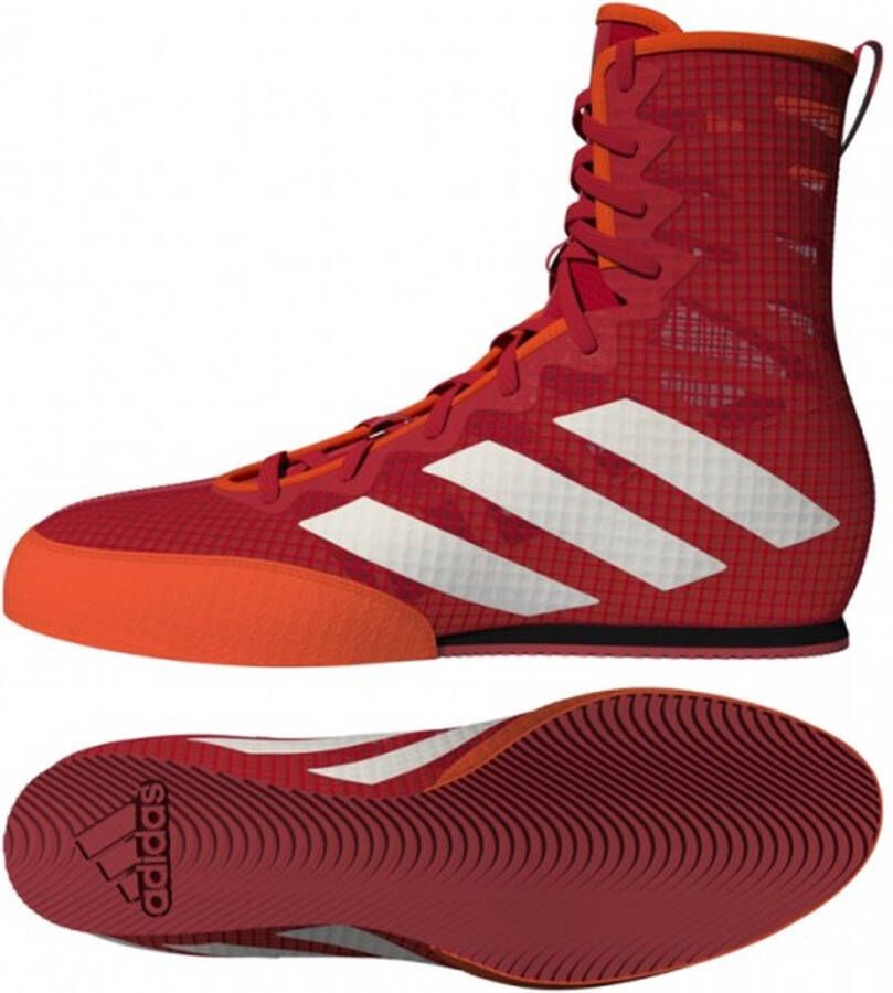 adidas Box Hog 4 Boksschoenen Rood met wit