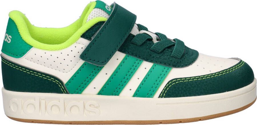 Adidas Breakbase C jongens sneaker Wit Groen