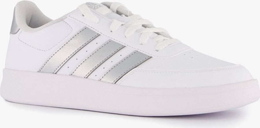 adidas Breaknet 2.0 dames sneakers wit zilver Uitneembare zool