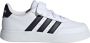 Adidas Sportswear Breaknet 2.0 sneakers wit zwart Imitatieleer 35 - Thumbnail 2