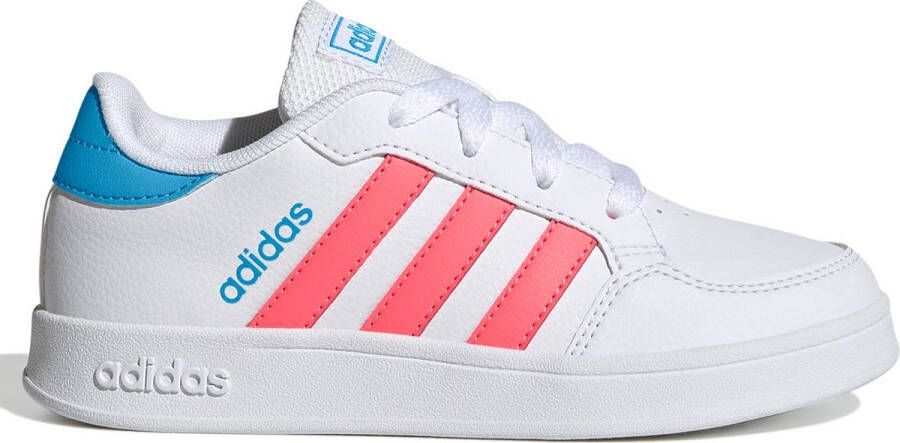 Adidas breaknet sneakers wit roze kinderen