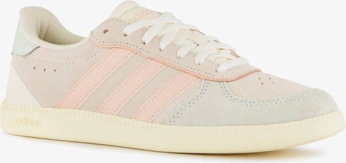 Adidas Breaknet Sleek dames sneakers beige 1 3 Echt leer