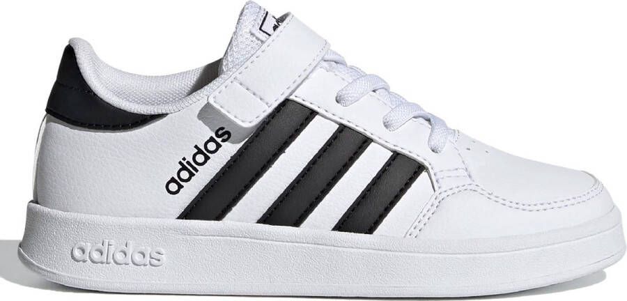 adidas Breaknet Sneakers Wit Zwart Kinderen